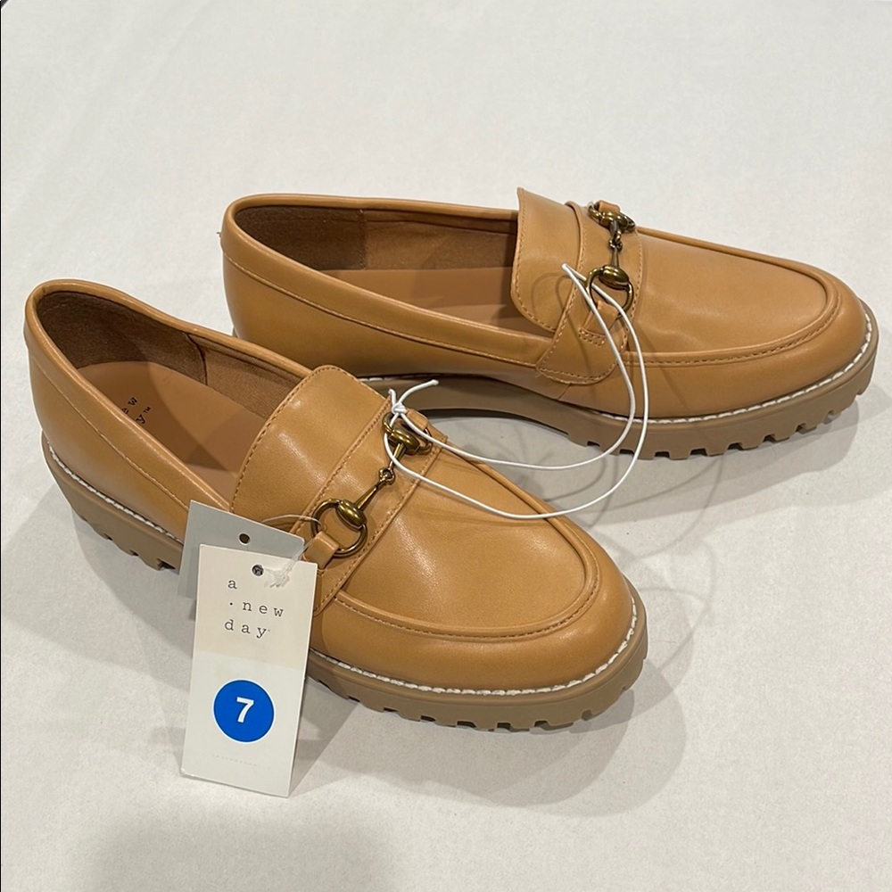 SOLD A New Day Tan Loafers
